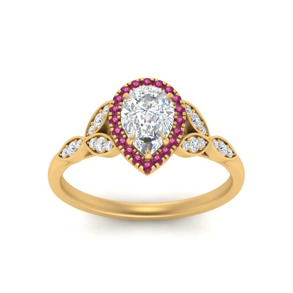 leaves-pear-shaped-halo-diamond-engagement-ring-with-pink-sapphire-in-yellow-gold-FD9827PERGSADRPIANGLE5-NL-YG.jpg?v=1770891269