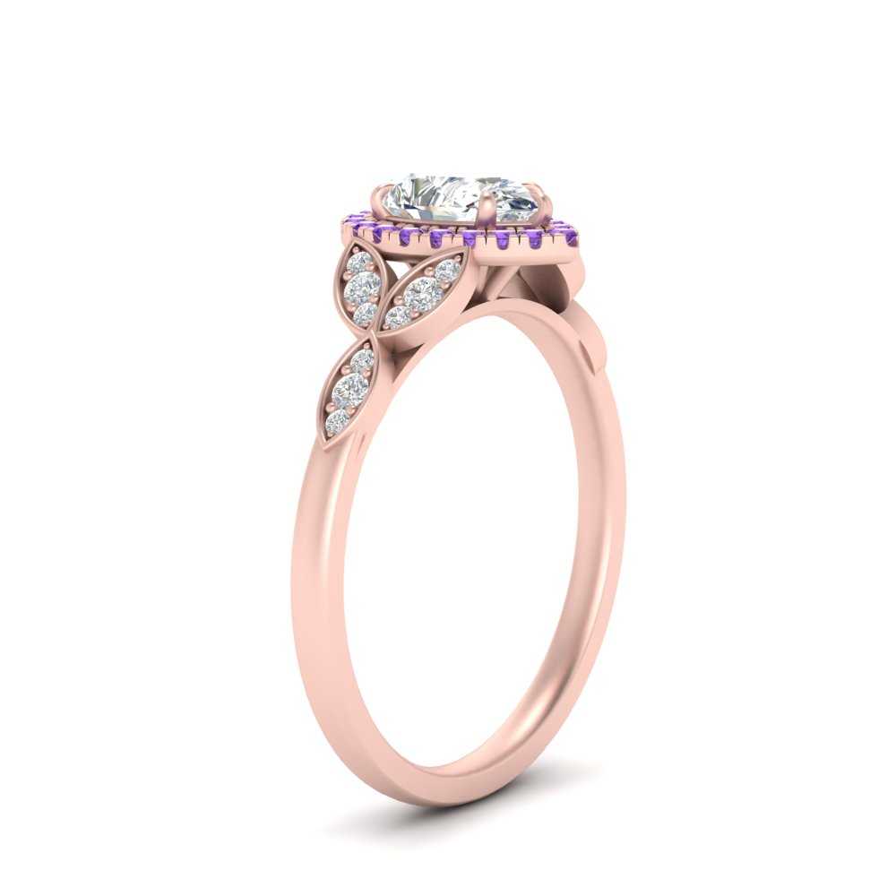 leaves-pear-shaped-halo-diamond-engagement-ring-with-purple-topaz-in-rose-gold-FD9827PERGVITOANGLE2-NL-RG.jpg?v=1770891269