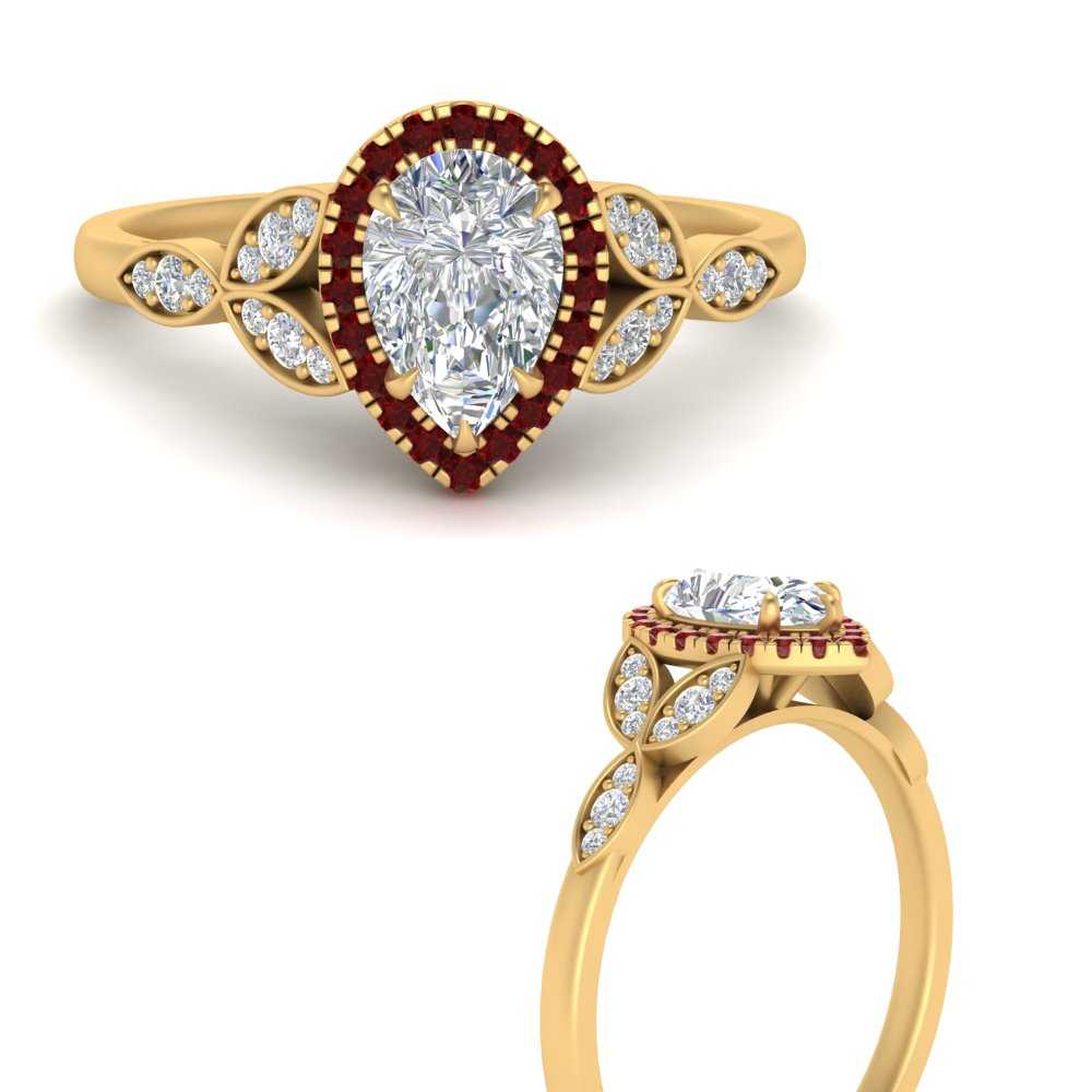 leaves-pear-shaped-halo-diamond-engagement-ring-with-ruby-in-yellow-gold-FD9827PERGRUDRANGLE3-NL-YG.jpg?v=1770891269