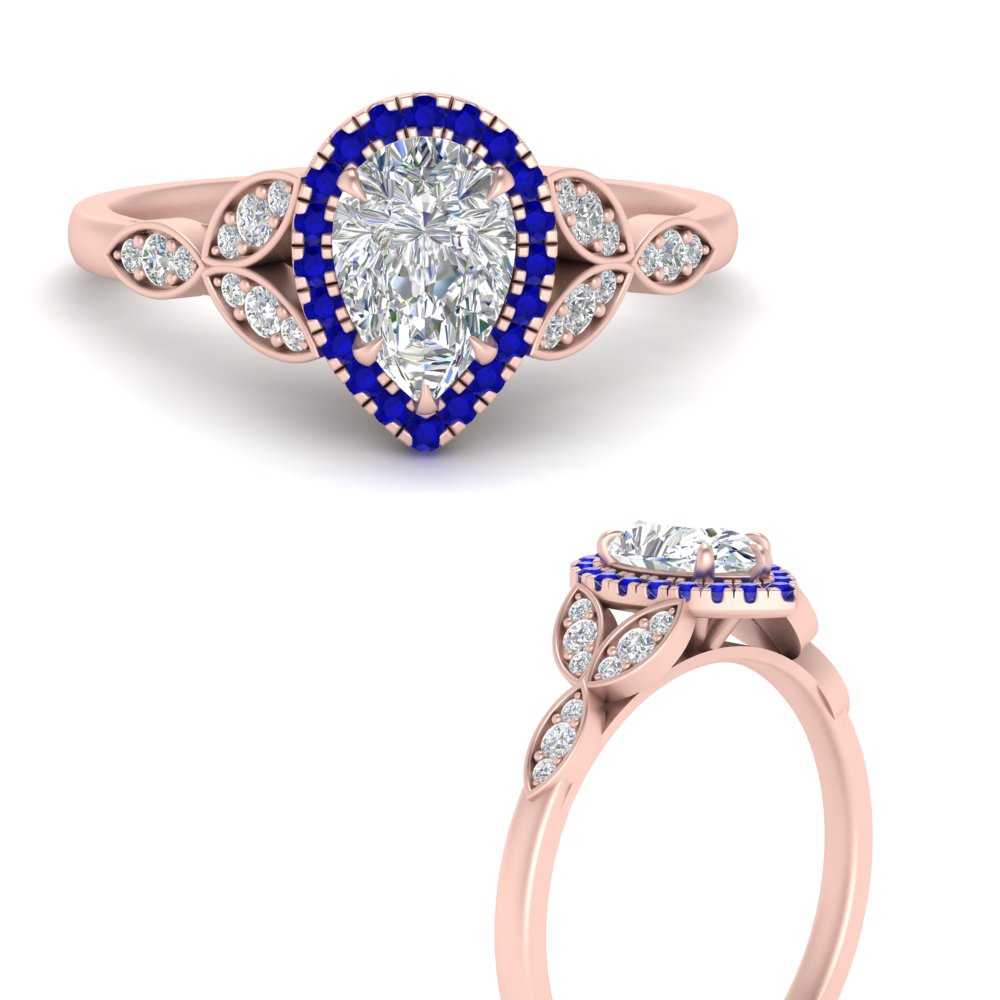 leaves-pear-shaped-halo-diamond-engagement-ring-with-sapphire-in-rose-gold-FD9827PERGSABLANGLE3-NL-RG.jpg?v=1770891269