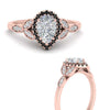 Load image into Gallery viewer, leaves-pear-shaped-halo-engagement-ring-with-black-diamond-in-rose-gold-FD9827PERGBLACKANGLE3-NL-RG.jpg?v=1770891269