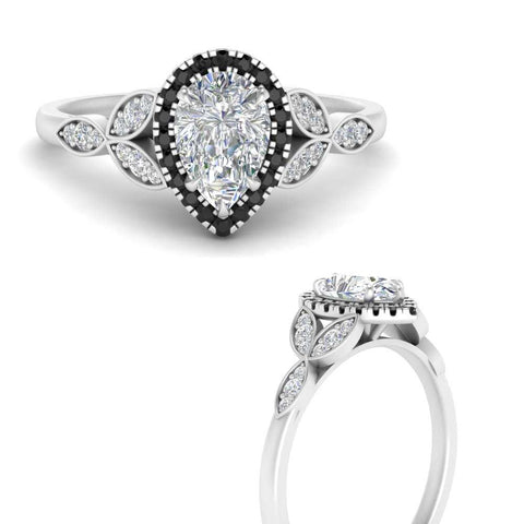 leaves-pear-shaped-halo-engagement-ring-with-black-diamond-in-white-gold-FD9827PERGBLACKANGLE3-NL-WG.jpg?v=1770891269