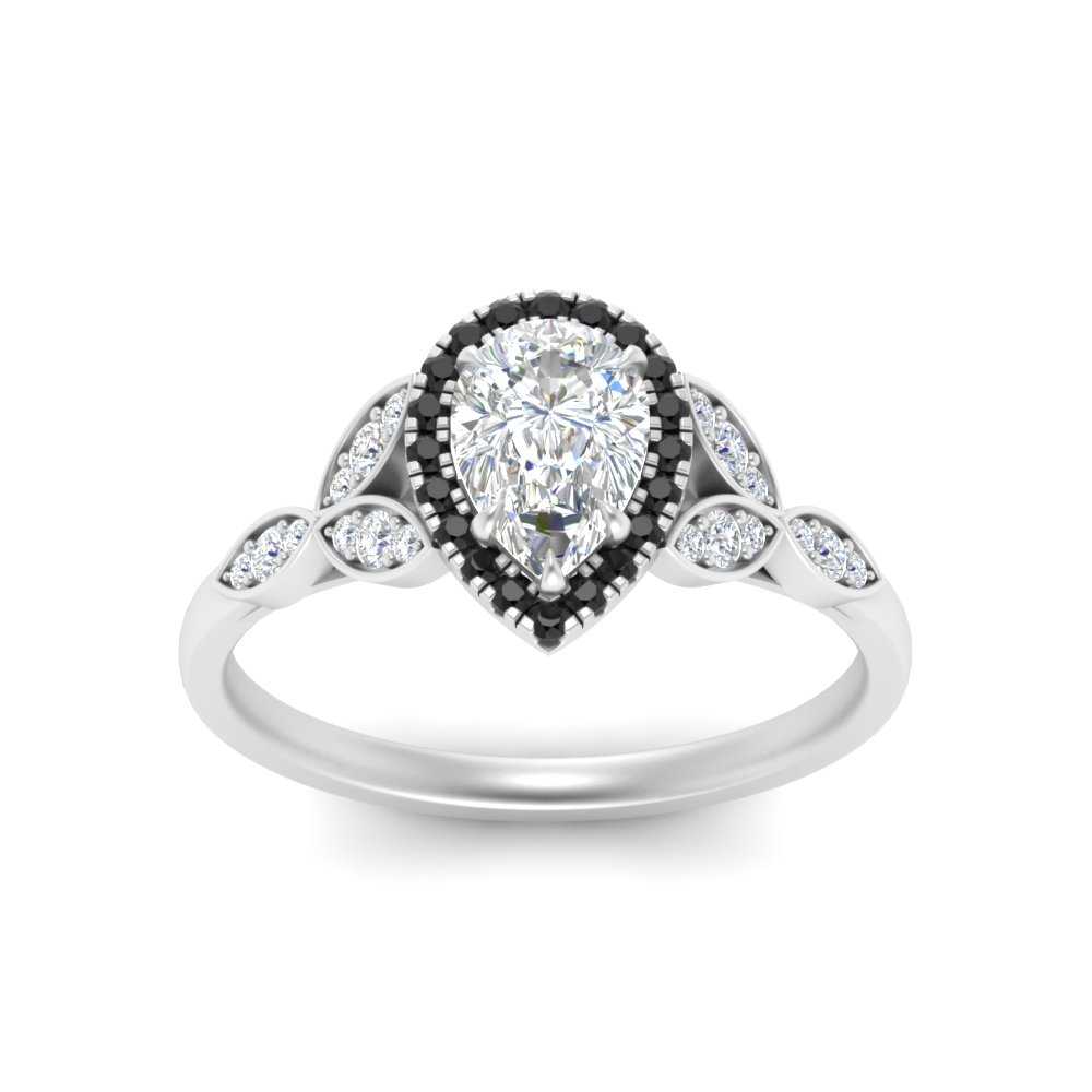 leaves-pear-shaped-halo-engagement-ring-with-black-diamond-in-white-gold-FD9827PERGBLACKANGLE5-NL-WG.jpg?v=1770891269
