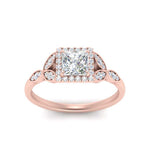Load image into Gallery viewer, leaves-princess-cut-halo-diamond-engagement-ring-in-rose-gold-FD9827PRRANGLE5-NL-RG.jpg?v=1770891286