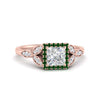 Load image into Gallery viewer, leaves-princess-cut-halo-diamond-engagement-ring-with-emerald-in-rose-gold-FD9827PRRGEMGR-NL-RG_93a741ed-058d-4b0c-a48d-2f226ffe60fe.jpg?v=1770891396