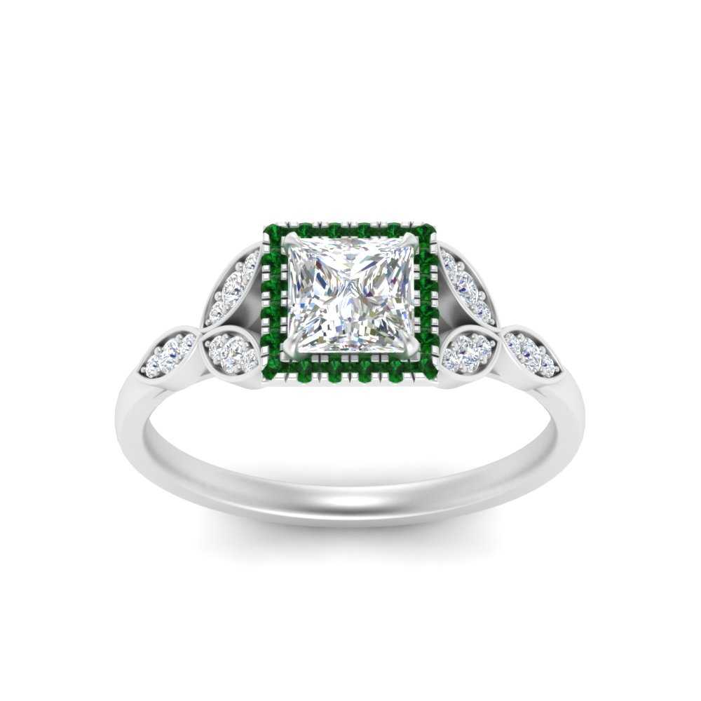leaves-princess-cut-halo-diamond-engagement-ring-with-emerald-in-white-gold-FD9827PRRGEMGRANGLE5-NL-WG.jpg?v=1770891286