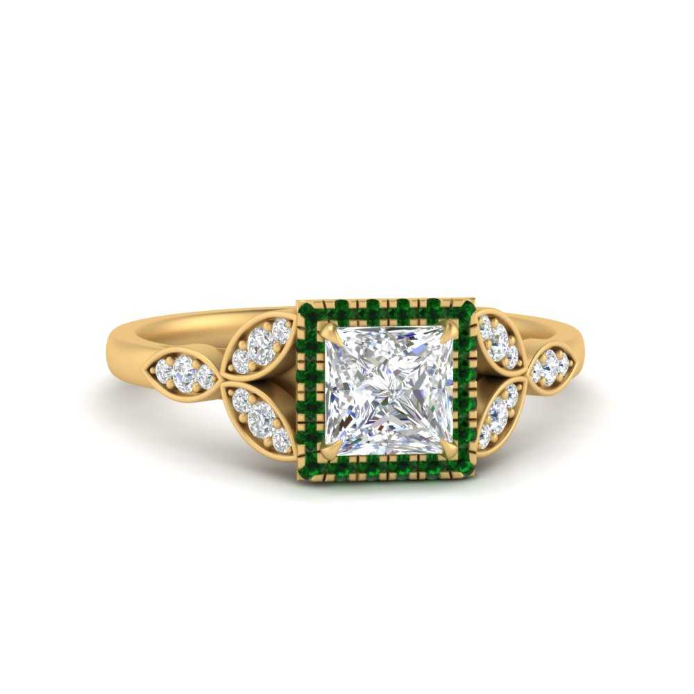 leaves-princess-cut-halo-diamond-engagement-ring-with-emerald-in-yellow-gold-FD9827PRRGEMGR-NL-YG.jpg?v=1770891286