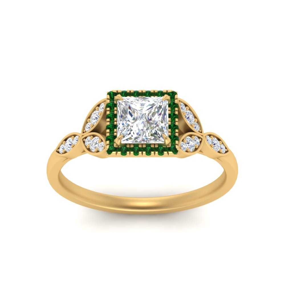leaves-princess-cut-halo-diamond-engagement-ring-with-emerald-in-yellow-gold-FD9827PRRGEMGRANGLE5-NL-YG.jpg?v=1770891286
