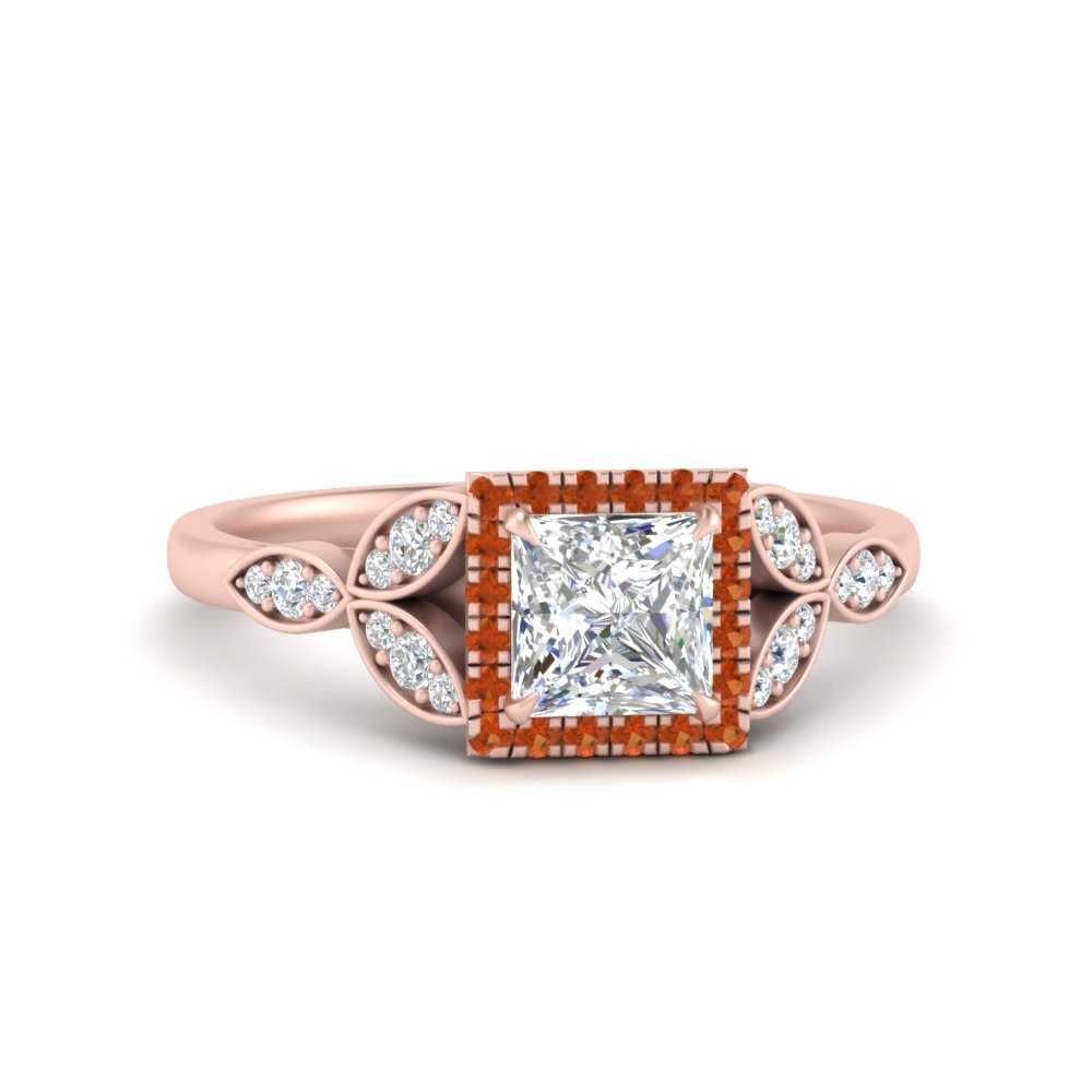 leaves-princess-cut-halo-diamond-engagement-ring-with-orange-sapphire-in-rose-gold-FD9827PRRGSAOR-NL-RG.jpg?v=1770891286