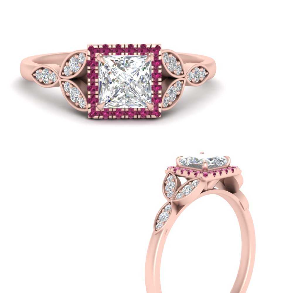 leaves-princess-cut-halo-diamond-engagement-ring-with-pink-sapphire-in-rose-gold-FD9827PRRGSADRPIANGLE3-NL-RG.jpg?v=1770891287