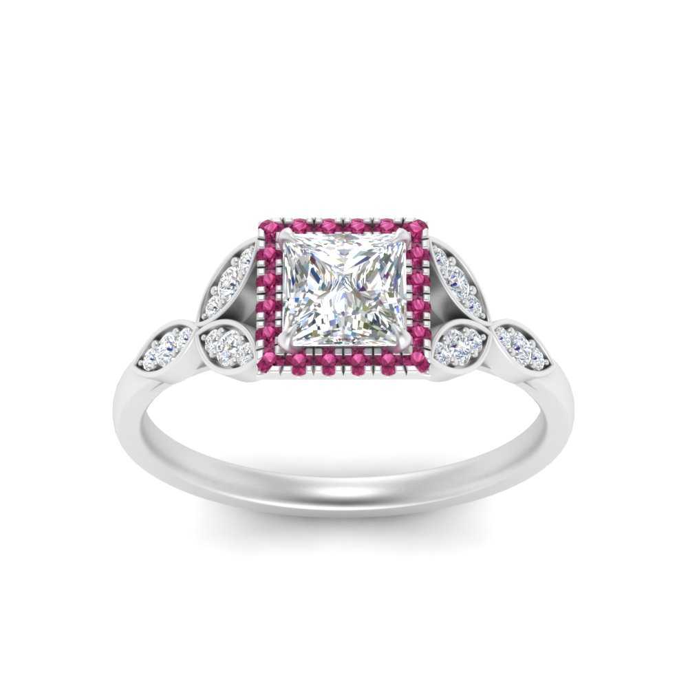 leaves-princess-cut-halo-diamond-engagement-ring-with-pink-sapphire-in-white-gold-FD9827PRRGSADRPIANGLE5-NL-WG.jpg?v=1770891287