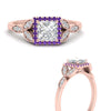 Load image into Gallery viewer, leaves-princess-cut-halo-diamond-engagement-ring-with-purple-topaz-in-rose-gold-FD9827PRRGVITOANGLE3-NL-RG_d58eb2bb-ef86-42c0-b879-c4e0b0ad3104.jpg?v=1770891397