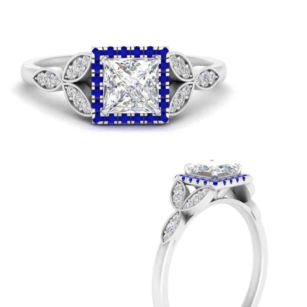 leaves-princess-cut-halo-diamond-engagement-ring-with-sapphire-in-white-gold-FD9827PRRGSABLANGLE3-NL-WG.jpg?v=1770891287