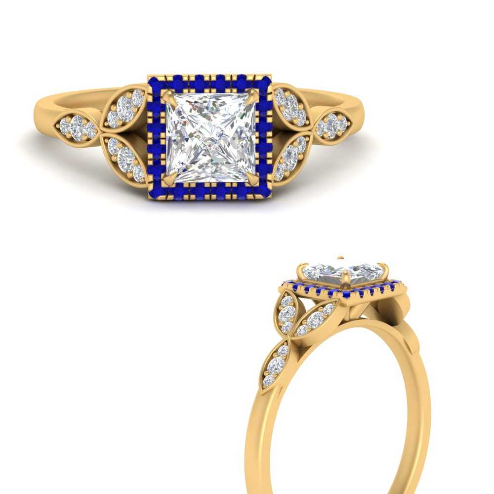 leaves-princess-cut-halo-diamond-engagement-ring-with-sapphire-in-yellow-gold-FD9827PRRGSABLANGLE3-NL-YG.jpg?v=1770891286