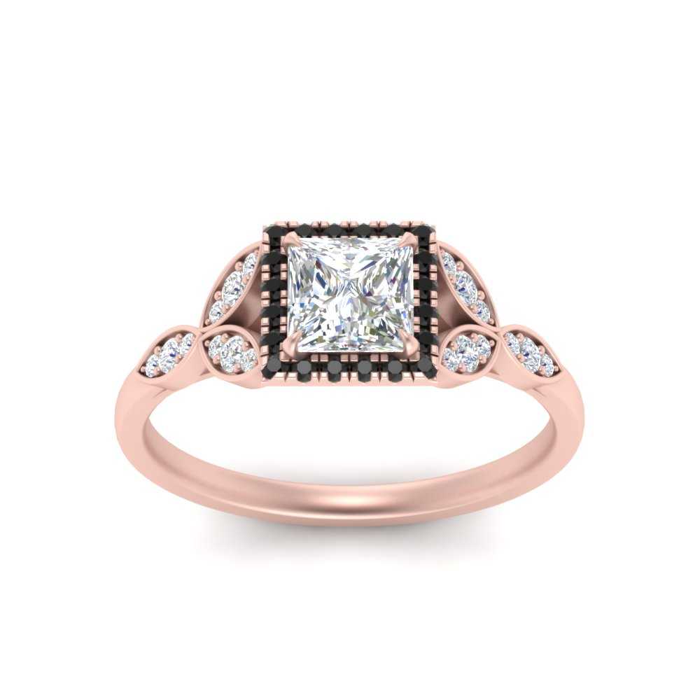 leaves-princess-cut-halo-engagement-ring-with-black-diamond-in-rose-gold-FD9827PRRGBLACKANGLE5-NL-RG.jpg?v=1770891286