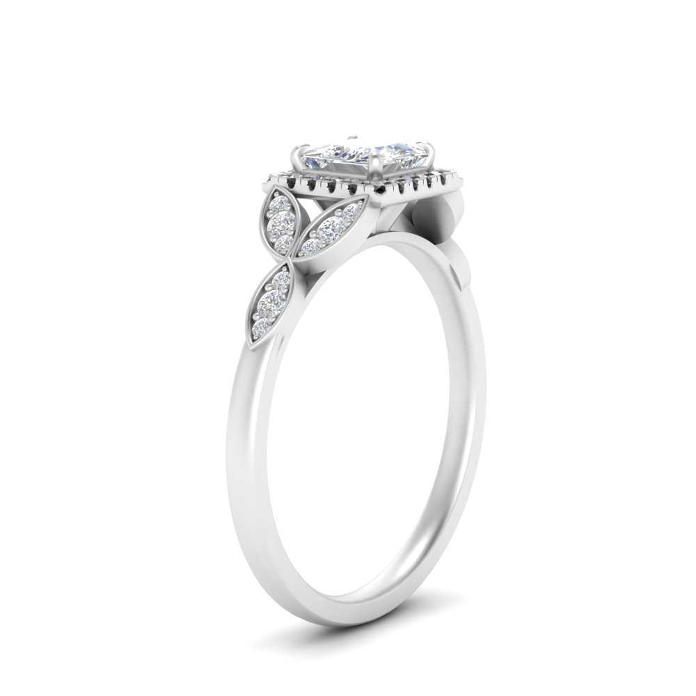 leaves-princess-cut-halo-engagement-ring-with-black-diamond-in-white-gold-FD9827PRRGBLACKANGLE2-NL-WG.jpg?v=1770891287