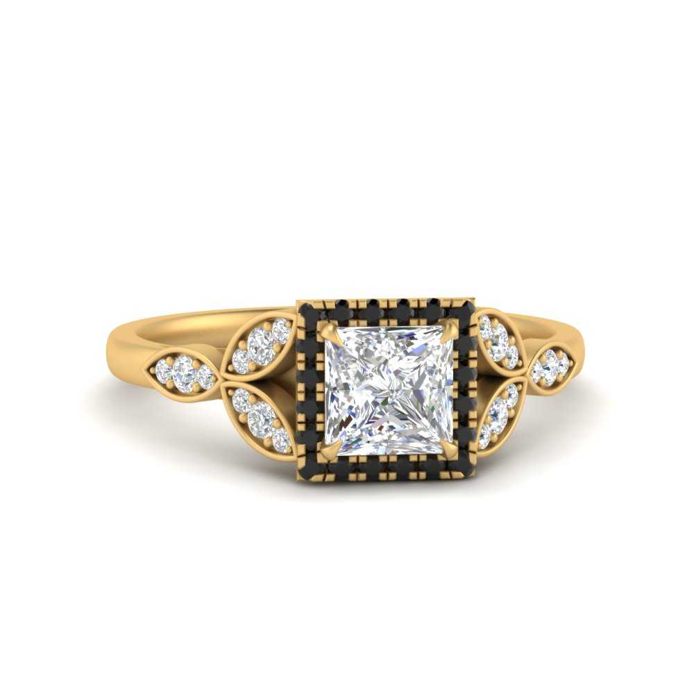 leaves-princess-cut-halo-engagement-ring-with-black-diamond-in-yellow-gold-FD9827PRRGBLACK-NL-YG.jpg?v=1770891286