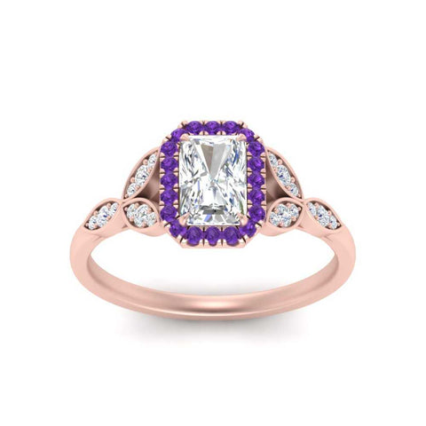 leaves-radiant-cut-halo-diamond-engagement-ring-with-purple-topaz-in-rose-gold-FD9827RARGVITOANGLE5-NL-RG.jpg?v=1770891304