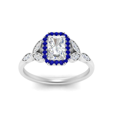 leaves-radiant-cut-halo-diamond-engagement-ring-with-sapphire-in-white-gold-FD9827RARGSABLANGLE5-NL-WG.jpg?v=1770891303