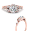 Load image into Gallery viewer, leaves-round-cut-halo-diamond-engagement-ring-in-rose-gold-FD9827RORANGLE3-NL-RG.jpg?v=1770891318