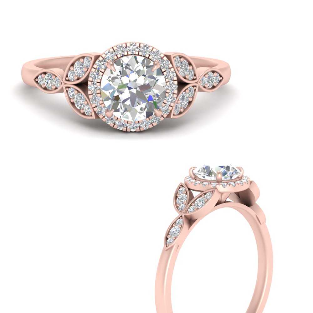 leaves-round-cut-halo-diamond-engagement-ring-in-rose-gold-FD9827RORANGLE3-NL-RG.jpg?v=1770891318