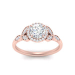 Load image into Gallery viewer, leaves-round-cut-halo-diamond-engagement-ring-in-rose-gold-FD9827RORANGLE5-NL-RG.jpg?v=1770891318