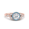Load image into Gallery viewer, leaves-round-cut-halo-diamond-engagement-ring-with-blue-topaz-in-rose-gold-FD9827RORGICBLTO-NL-RG.jpg?v=1770891318