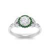 Load image into Gallery viewer, leaves-round-cut-halo-diamond-engagement-ring-with-emerald-in-white-gold-FD9827RORGEMGRANGLE5-NL-WG.jpg?v=1770891318