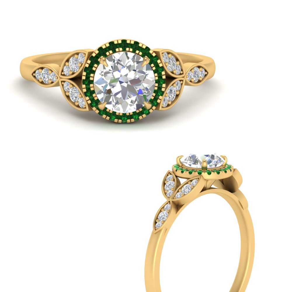 leaves-round-cut-halo-diamond-engagement-ring-with-emerald-in-yellow-gold-FD9827RORGEMGRANGLE3-NL-YG.jpg?v=1770891318