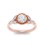 Load image into Gallery viewer, leaves-round-cut-halo-diamond-engagement-ring-with-orange-sapphire-in-rose-gold-FD9827RORGSAORANGLE5-NL-RG.jpg?v=1770891318
