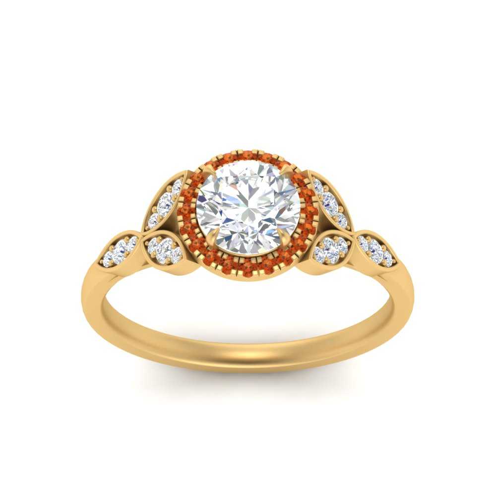 leaves-round-cut-halo-diamond-engagement-ring-with-orange-sapphire-in-yellow-gold-FD9827RORGSAORANGLE5-NL-YG.jpg?v=1770891318