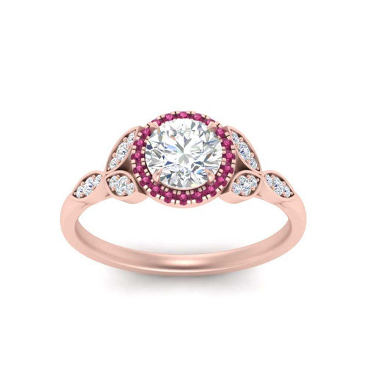 leaves-round-cut-halo-diamond-engagement-ring-with-pink-sapphire-in-rose-gold-FD9827RORGSADRPIANGLE5-NL-RG.jpg?v=1770891318
