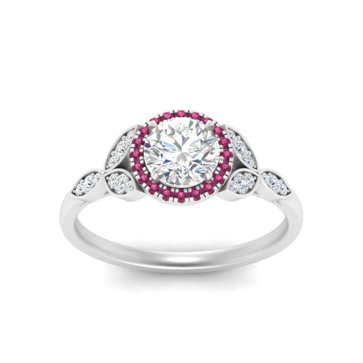 leaves-round-cut-halo-diamond-engagement-ring-with-pink-sapphire-in-white-gold-FD9827RORGSADRPIANGLE5-NL-WG.jpg?v=1770891318