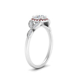 Load image into Gallery viewer, leaves-round-cut-halo-diamond-engagement-ring-with-ruby-in-white-gold-FD9827RORGRUDRANGLE2-NL-WG.jpg?v=1770891318