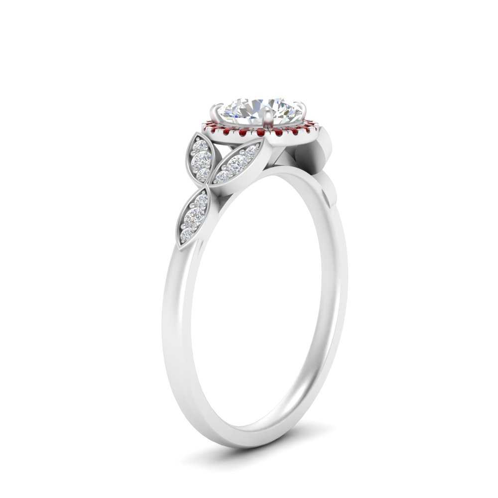 leaves-round-cut-halo-diamond-engagement-ring-with-ruby-in-white-gold-FD9827RORGRUDRANGLE2-NL-WG.jpg?v=1770891318