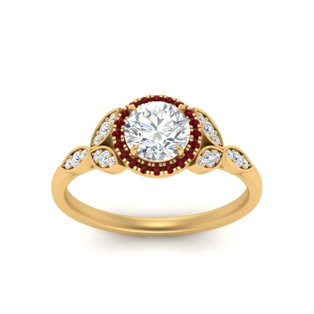 leaves-round-cut-halo-diamond-engagement-ring-with-ruby-in-yellow-gold-FD9827RORGRUDRANGLE5-NL-YG.jpg?v=1770891317