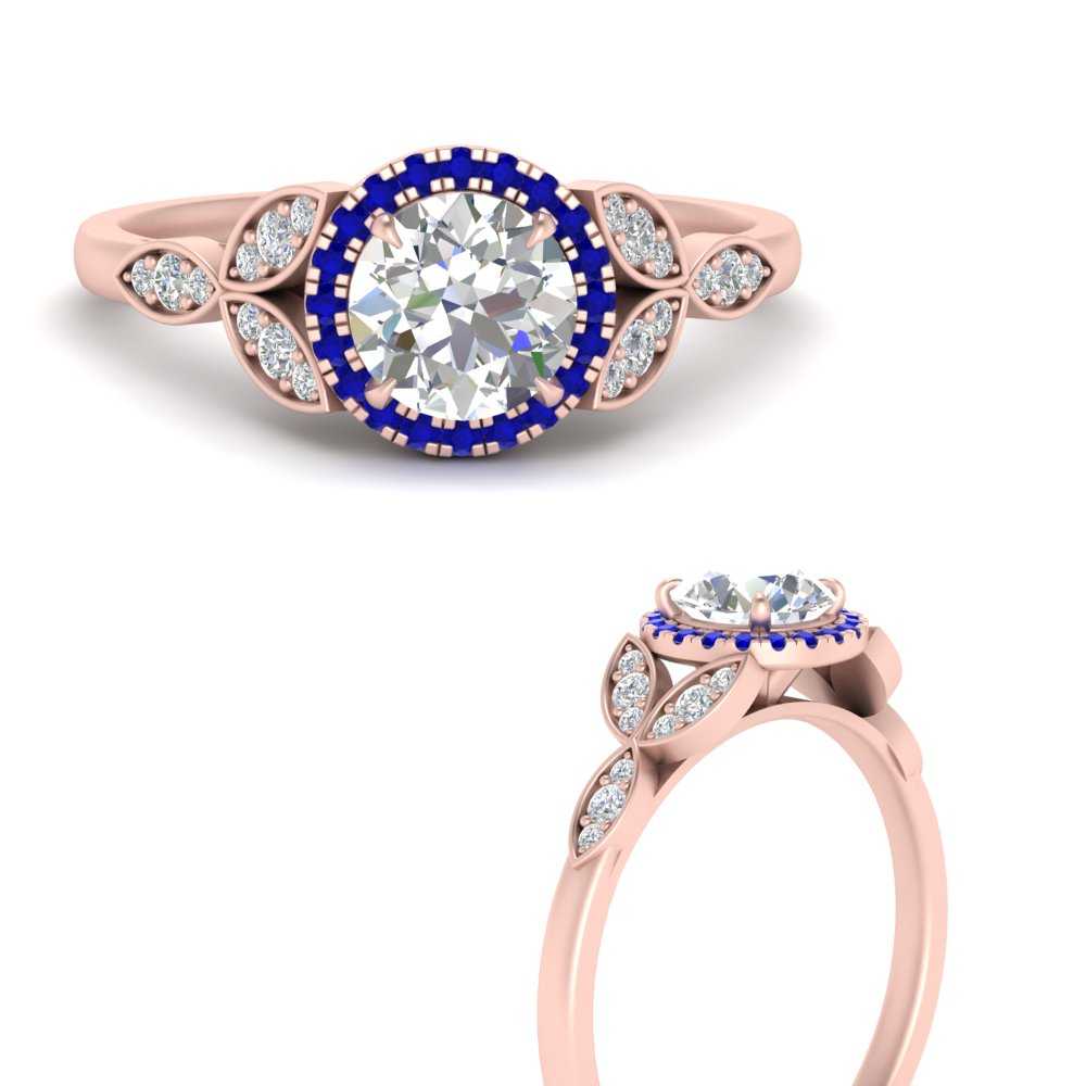 leaves-round-cut-halo-diamond-engagement-ring-with-sapphire-in-rose-gold-FD9827RORGSABLANGLE3-NL-RG.jpg?v=1770891318