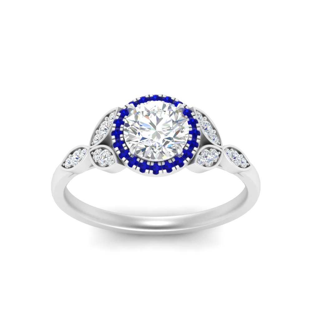 leaves-round-cut-halo-diamond-engagement-ring-with-sapphire-in-white-gold-FD9827RORGSABLANGLE5-NL-WG.jpg?v=1770891318