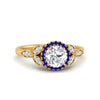 Load image into Gallery viewer, leaves-round-cut-halo-diamond-engagement-ring-with-sapphire-in-yellow-gold-FD9827RORGSABL-NL-YG.jpg?v=1770891318