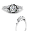 Load image into Gallery viewer, leaves-round-cut-halo-engagement-ring-with-black-diamond-in-white-gold-FD9827RORGBLACKANGLE3-NL-WG.jpg?v=1770891318