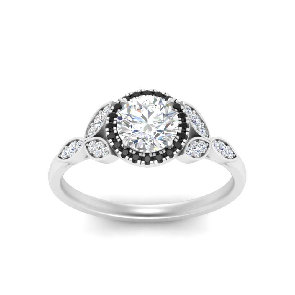 leaves-round-cut-halo-engagement-ring-with-black-diamond-in-white-gold-FD9827RORGBLACKANGLE5-NL-WG.jpg?v=1770891317