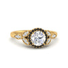 Load image into Gallery viewer, leaves-round-cut-halo-engagement-ring-with-black-diamond-in-yellow-gold-FD9827RORGBLACK-NL-YG.jpg?v=1770891318
