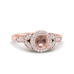 Load image into Gallery viewer, leaves-semi-mount-halo-diamond-engagement-ring-in-rose-gold-FD9827SMR-NL-RG.jpg?v=1770891423