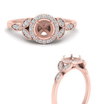 Load image into Gallery viewer, leaves-semi-mount-halo-diamond-engagement-ring-in-rose-gold-FD9827SMRANGLE3-NL-RG.jpg?v=1770891423