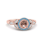 Load image into Gallery viewer, leaves-semi-mount-halo-diamond-engagement-ring-with-blue-topaz-in-rose-gold-FD9827SMRGICBLTO-NL-RG.jpg?v=1770891423