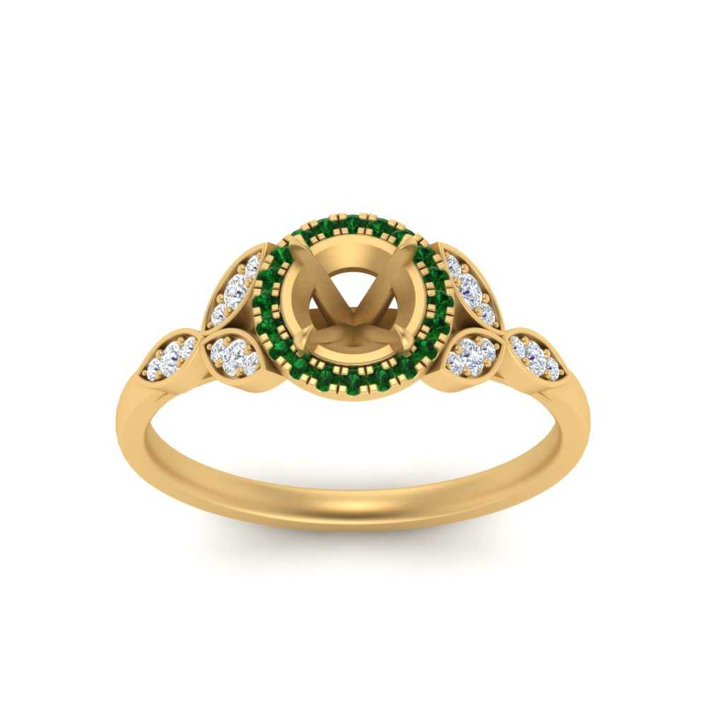 leaves-semi-mount-halo-diamond-engagement-ring-with-emerald-in-yellow-gold-FD9827SMRGEMGRANGLE5-NL-YG.jpg?v=1770891423