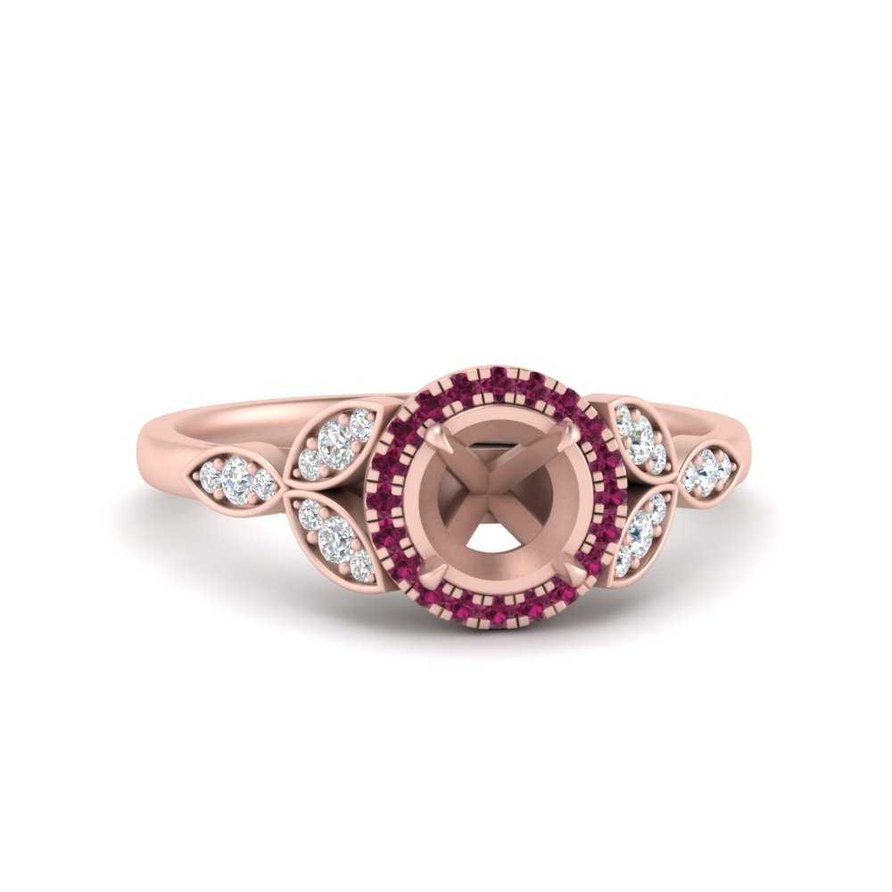 leaves-semi-mount-halo-diamond-engagement-ring-with-pink-sapphire-in-rose-gold-FD9827SMRGSADRPI-NL-RG.jpg?v=1770891422