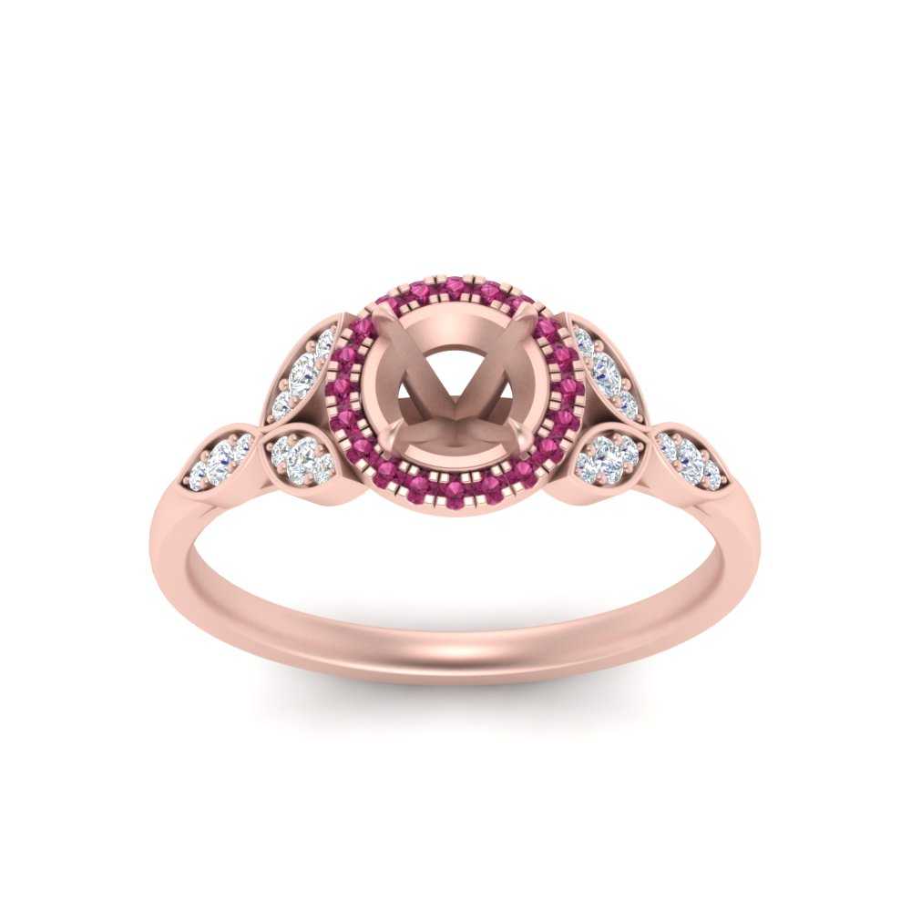 leaves-semi-mount-halo-diamond-engagement-ring-with-pink-sapphire-in-rose-gold-FD9827SMRGSADRPIANGLE5-NL-RG.jpg?v=1770891423