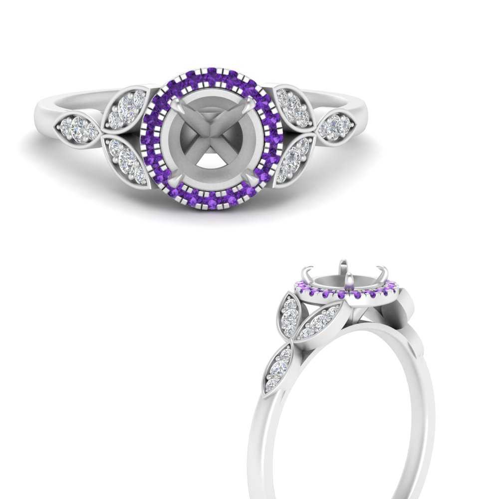 leaves-semi-mount-halo-diamond-engagement-ring-with-purple-topaz-in-white-gold-FD9827SMRGVITOANGLE3-NL-WG.jpg?v=1770891424