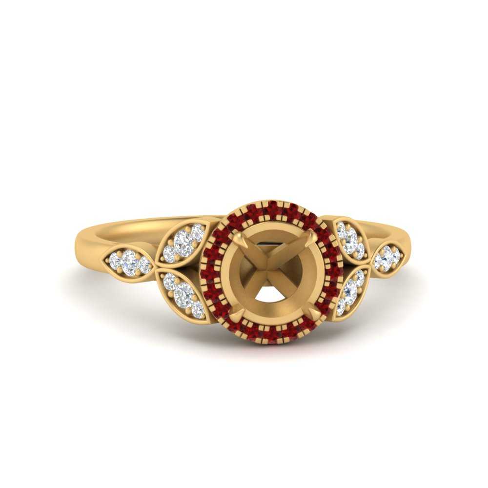 leaves-semi-mount-halo-diamond-engagement-ring-with-ruby-in-yellow-gold-FD9827SMRGRUDR-NL-YG.jpg?v=1770891424